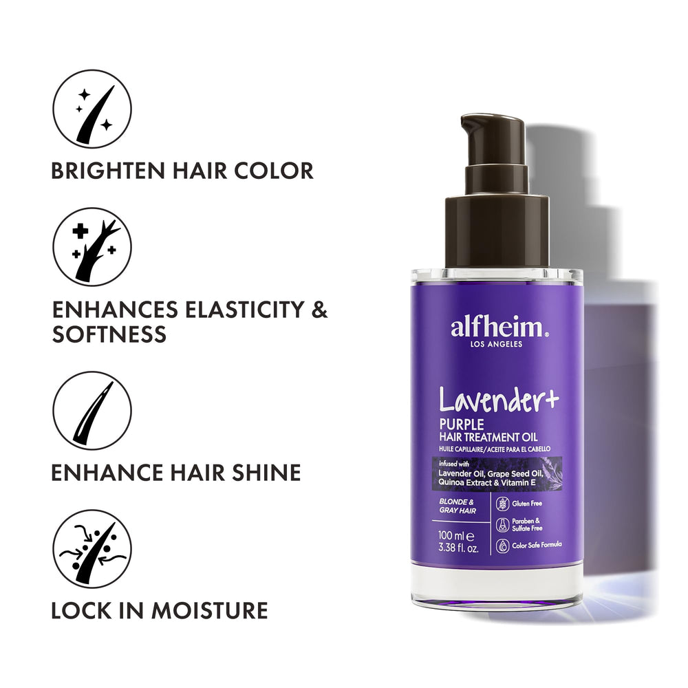 ALFHEIM Lavande huile, pipette: application précise et soin nourrissant