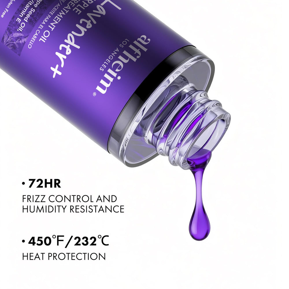 ALFHEIM Lavande huile, texture soyeuse: pénètre rapidement sans alourdir