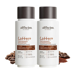 ALFHEIM Shampoing épaisseur bouteille : volume dès la racine sans lourdeur.