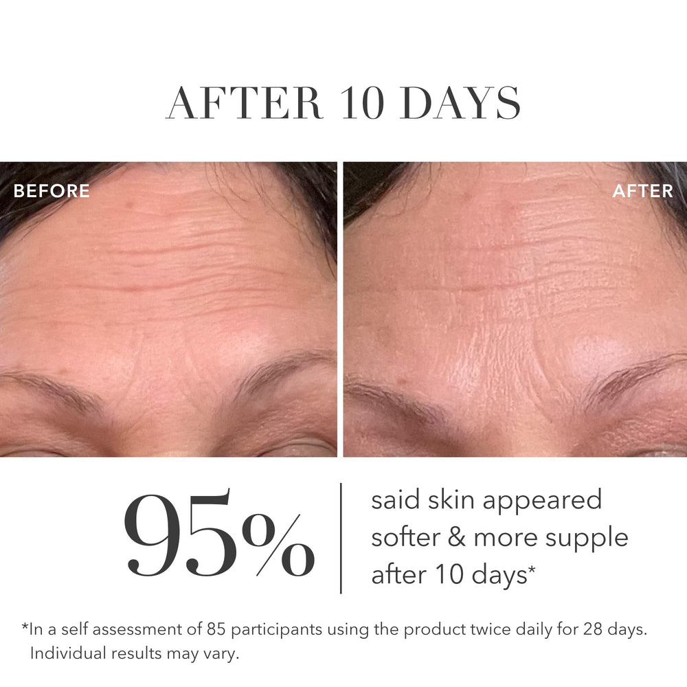 Texture beurre Algenist GENIUS Crème Nuit pour peau douce.