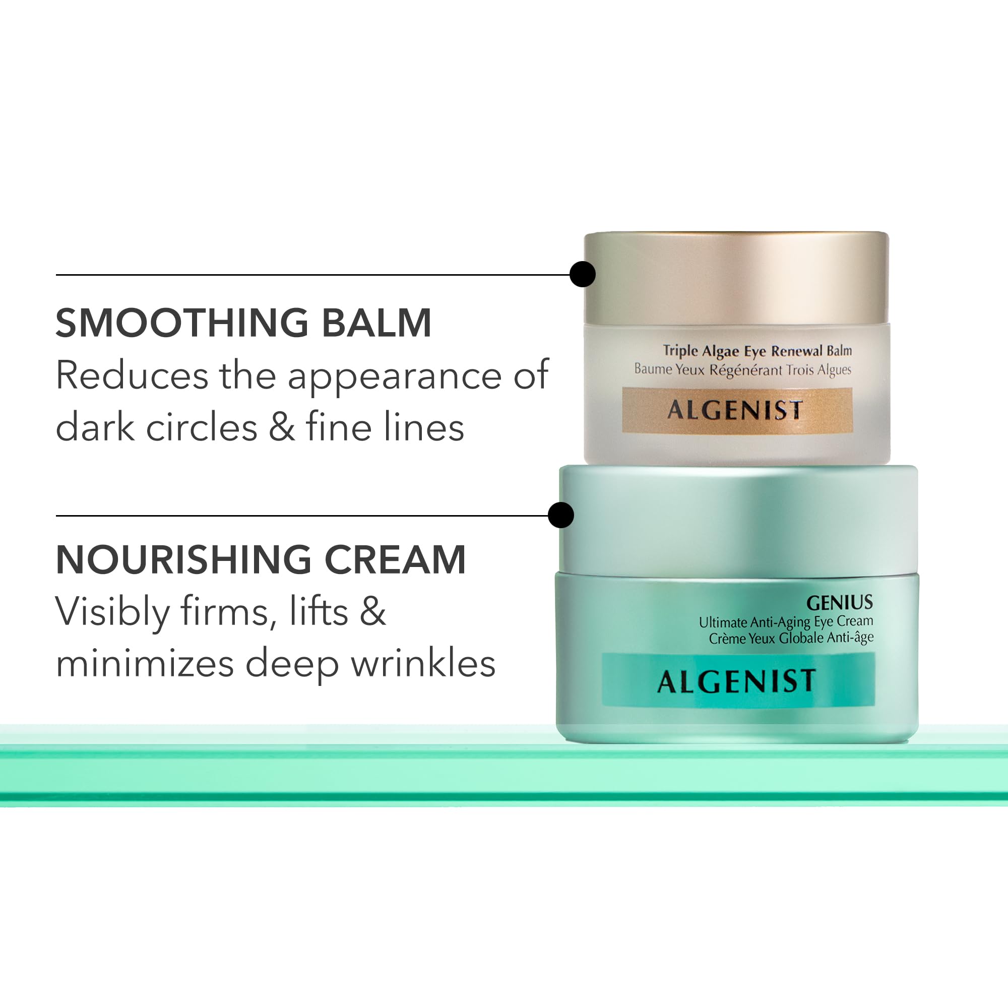 Algenist GENIUS huile microalgues, nourrissante pour le contour des yeux