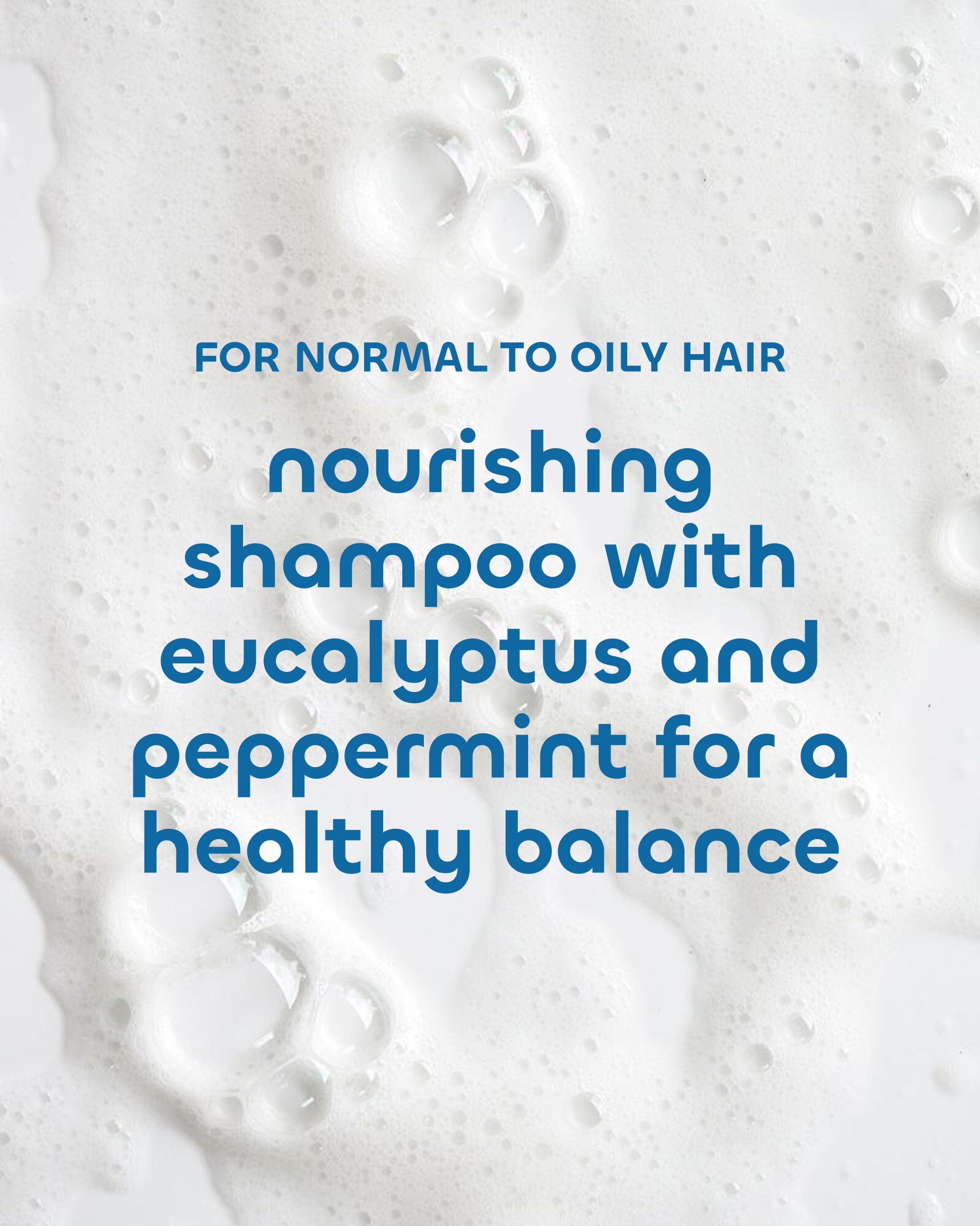 Étiquette du Shampoing Équilibre Seaweed Bath Co, informations claires et ingrédients nourrissants.