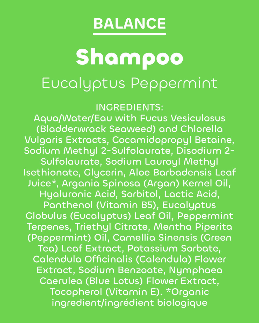 Application facile du Shampoing Équilibre Seaweed Bath Co pour tous types de cheveux.