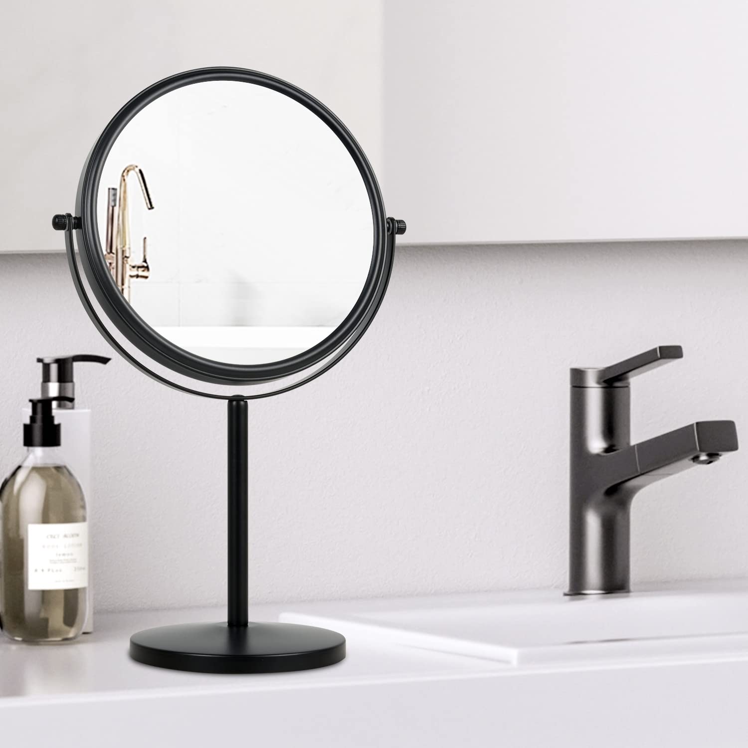 ALHAKIN Miroir Maquillage, usage en salle de bains, pratique et polyvalent.