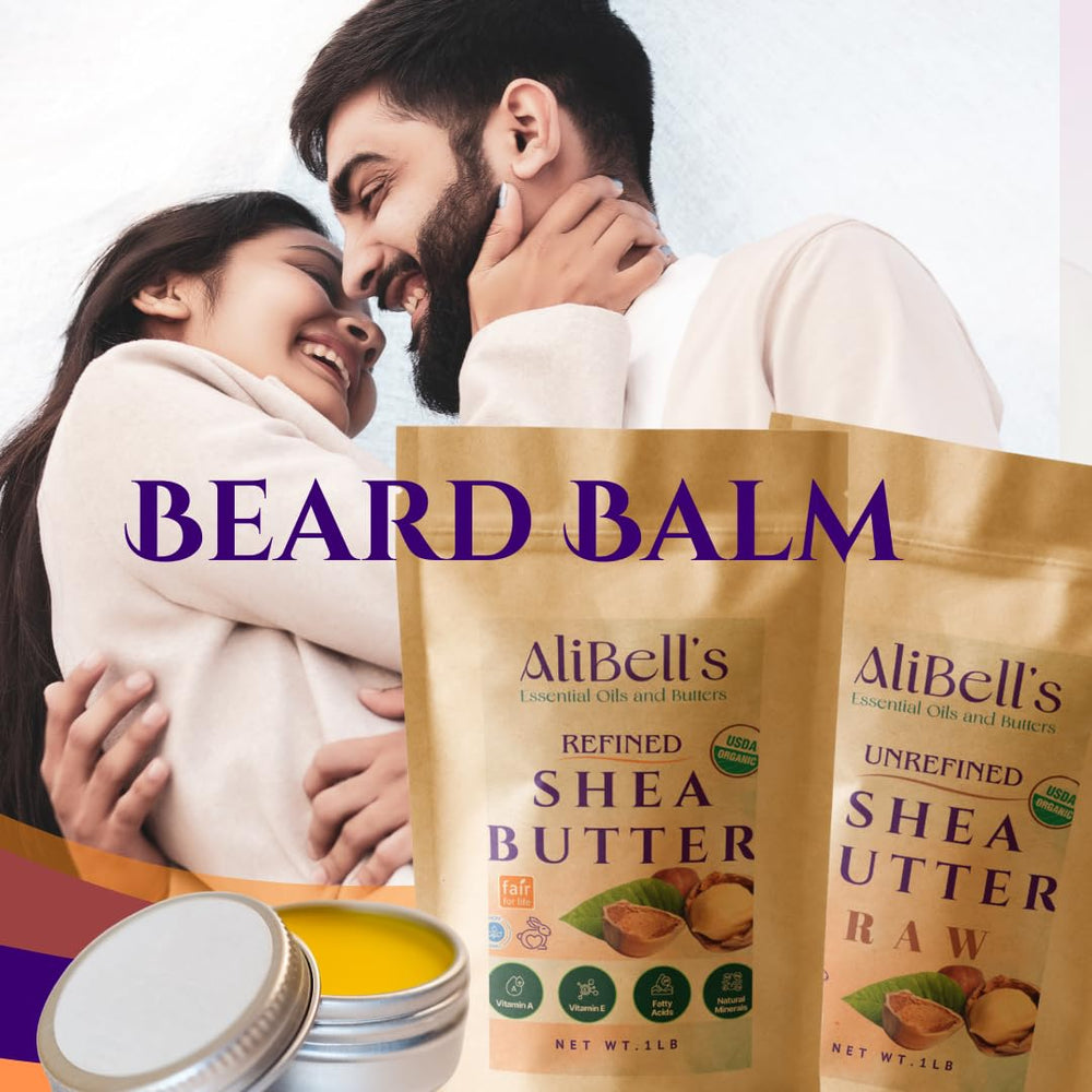 AliBell's Beurre de Karité raffiné sans parfum — usage sûr pour bébé et peau sensible.