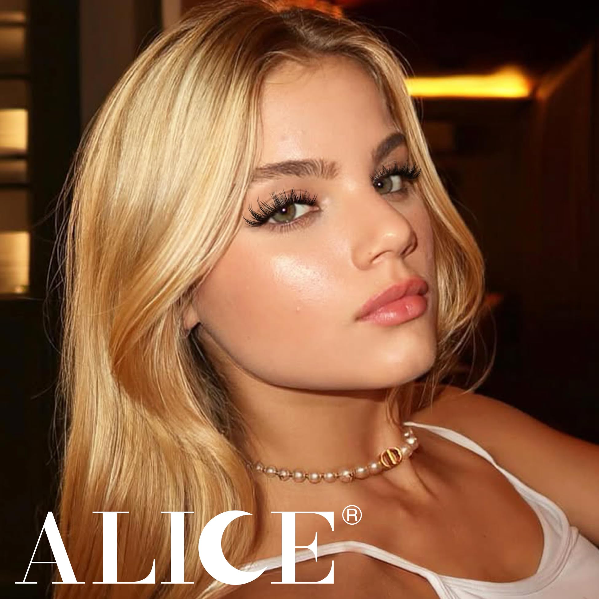 ALICE bande cils mince et douce, application confortable.