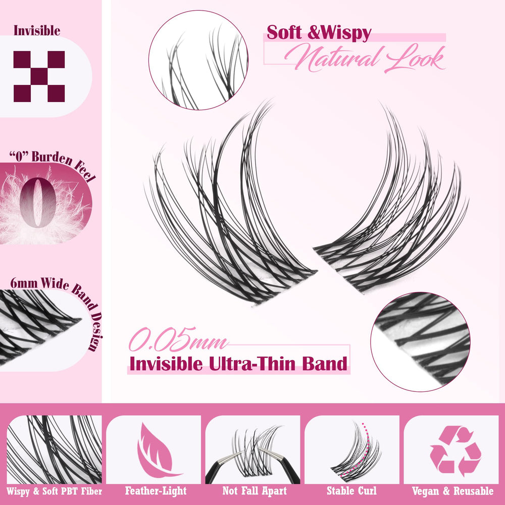Bande invisible ultra-fine ALICE pour ajustement discret.