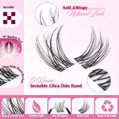 Bande invisible ultra-fine ALICE pour ajustement discret.