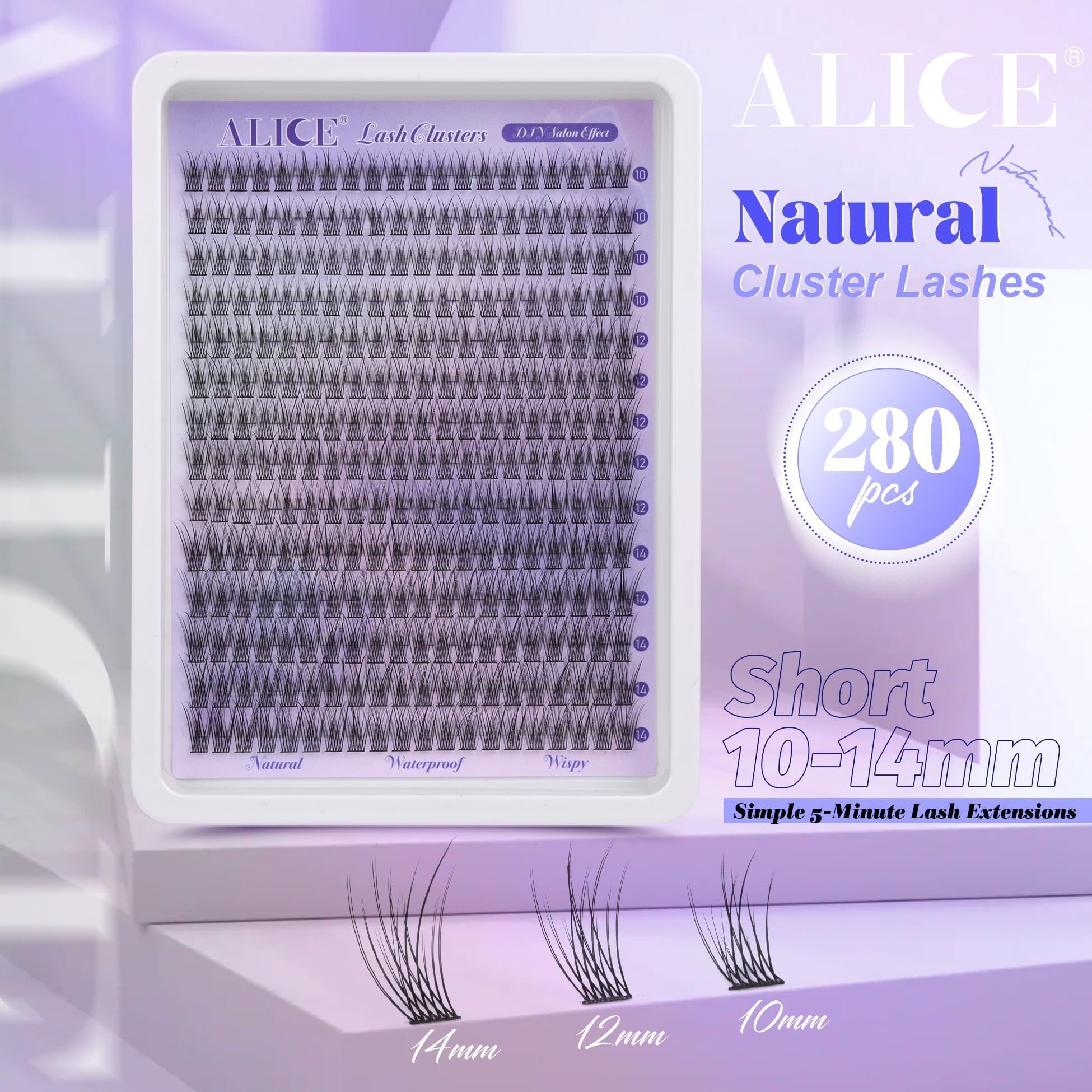 ALICE bande ultra-fine – cils pour application douce et confortable