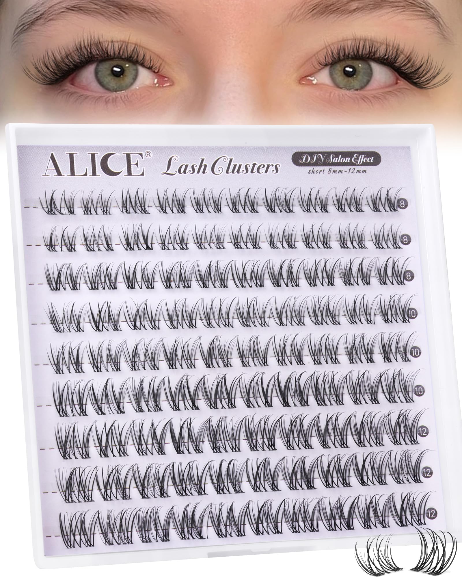 ALICE clusters faciles à appliquer pour créer un effet naturel.