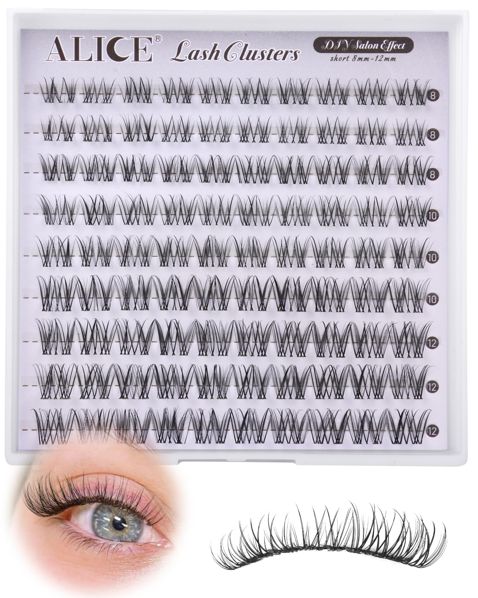 ALICE cils doux et légers pour un maquillage discret quotidien.