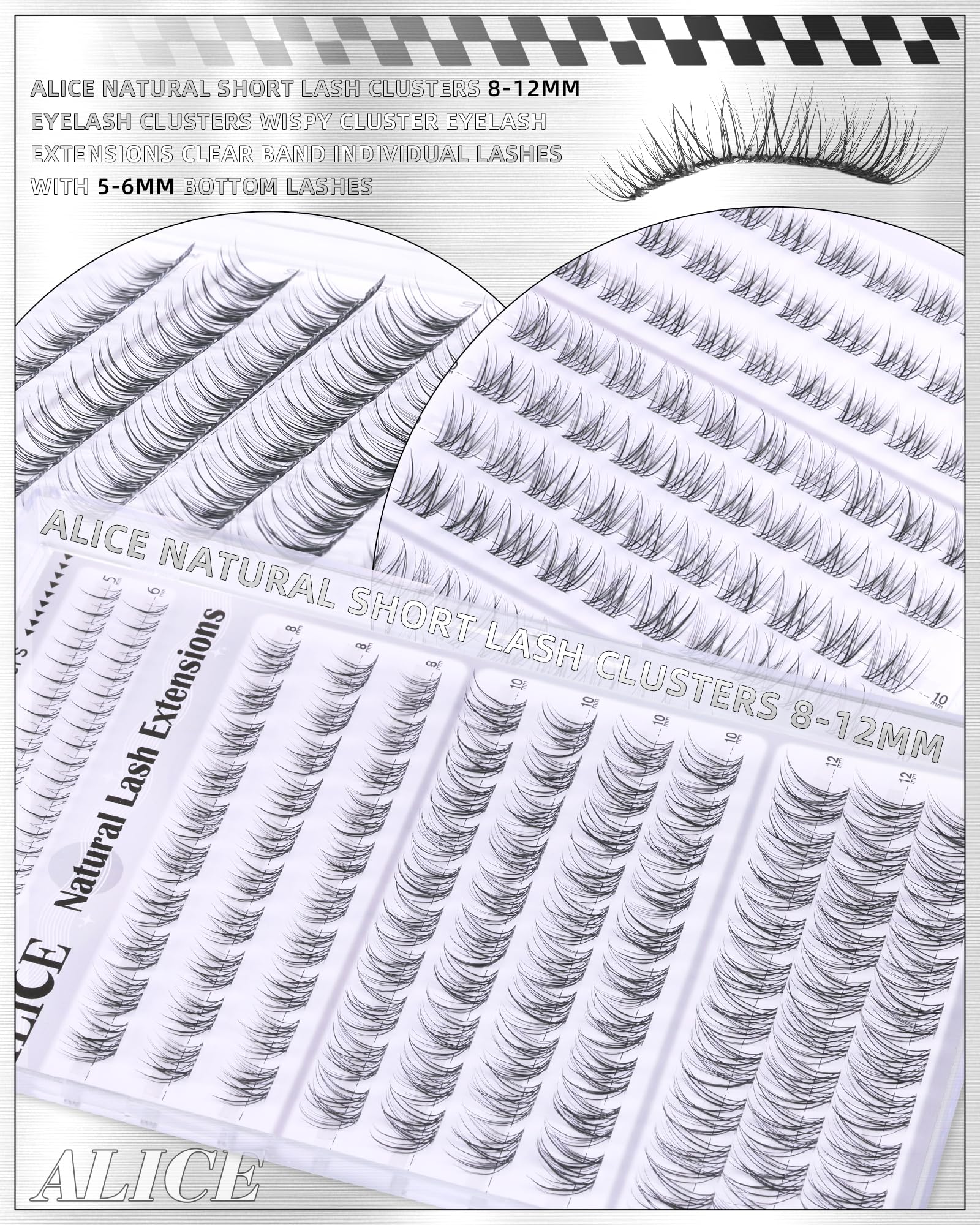 ALICE cils-naturels clusters, définition équilibrée, équilibre parfait entre volume et douceur.