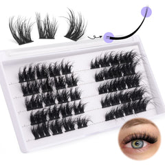 ALICE cils plats clusters: application douce et légère pour un regard naturel.