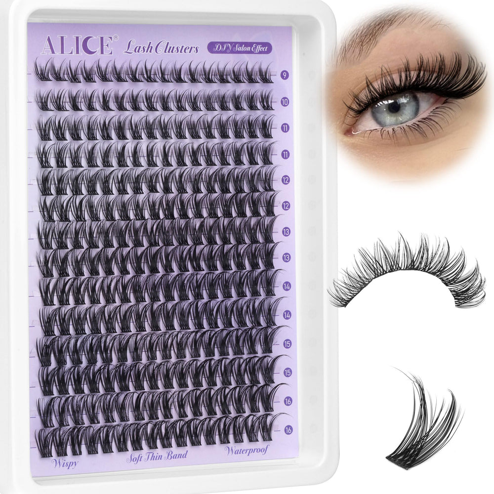 ALICE clusters bande ultra-fin fusion naturelle avec vos cils
