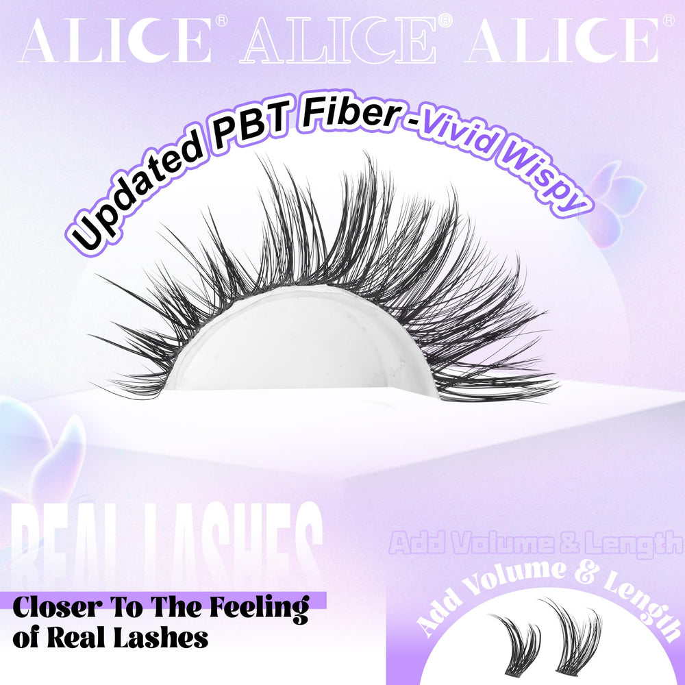 ALICE Cils en clusters, résultat rapide et naturel sans salon.