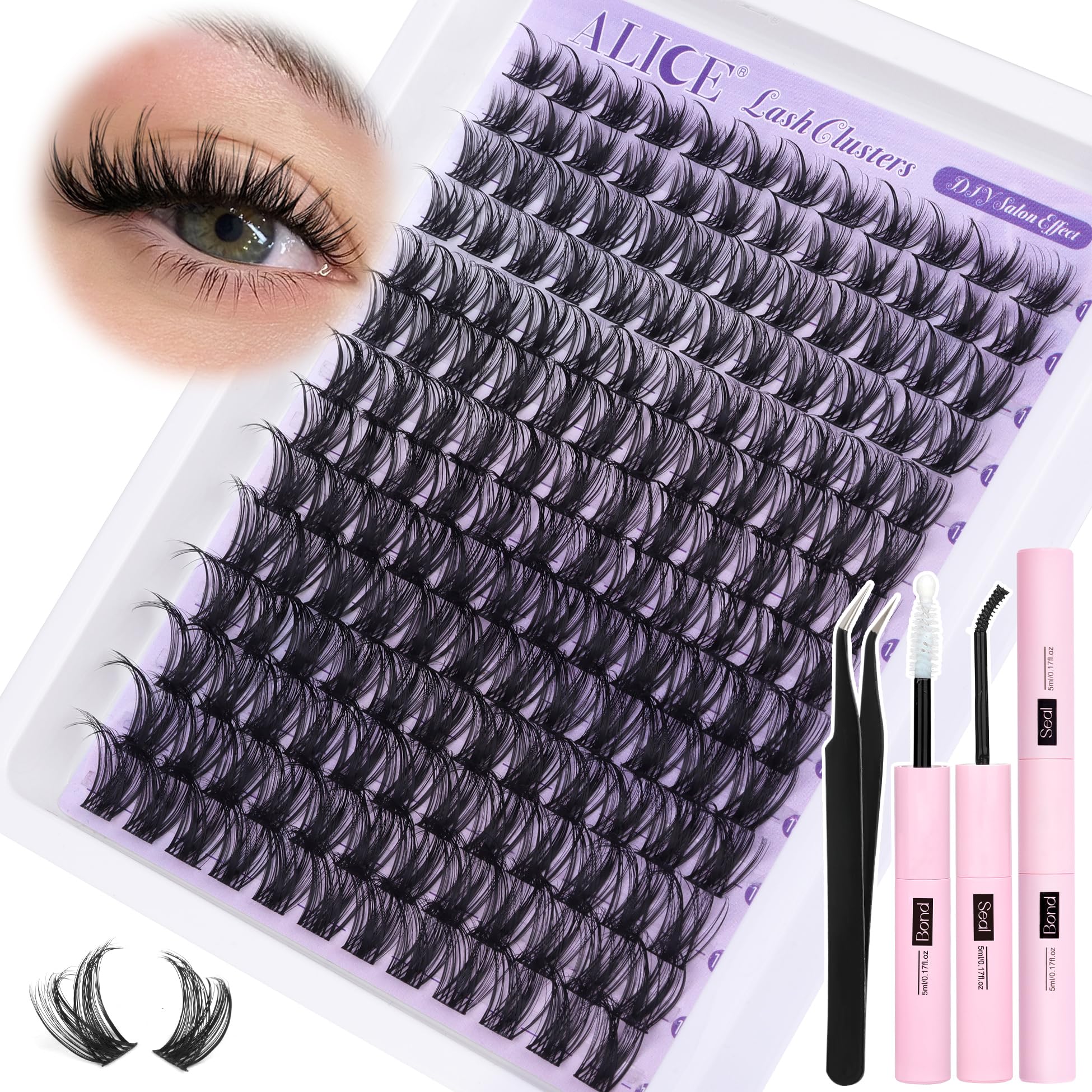 ALICE longue tenue 72 heures avec le kit extensions cils ALICE.