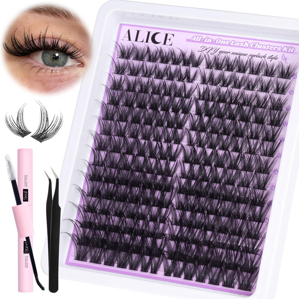 ALICE etapes-application: guide clair pour poser les cils.