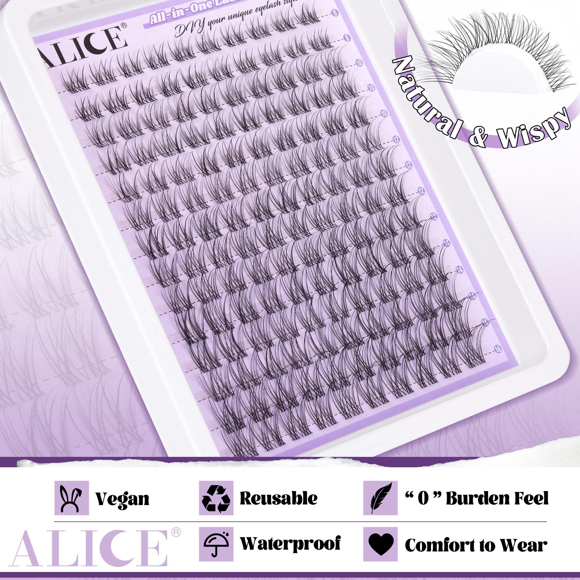 ALICE Etui rangement pour vos outils de cils.
