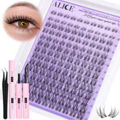 ALICE kit extension cils — ensemble contenu pour une pose DIY facile à domicile.
