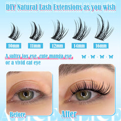 ALICE Lash Clusters: adhérence longue durée pour des cils qui restent en place.