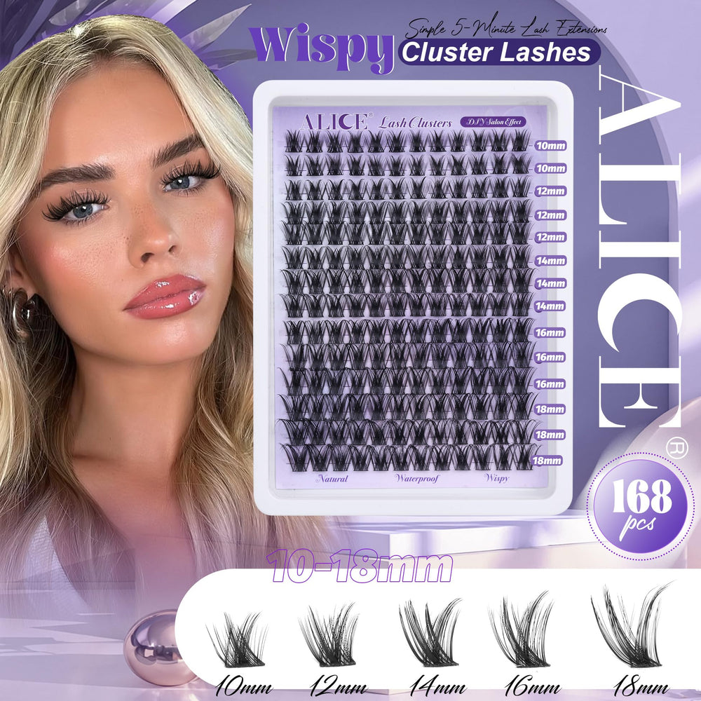 ALICE Lash Clusters Wispy – application rapide en 5 minutes, look sans effort.