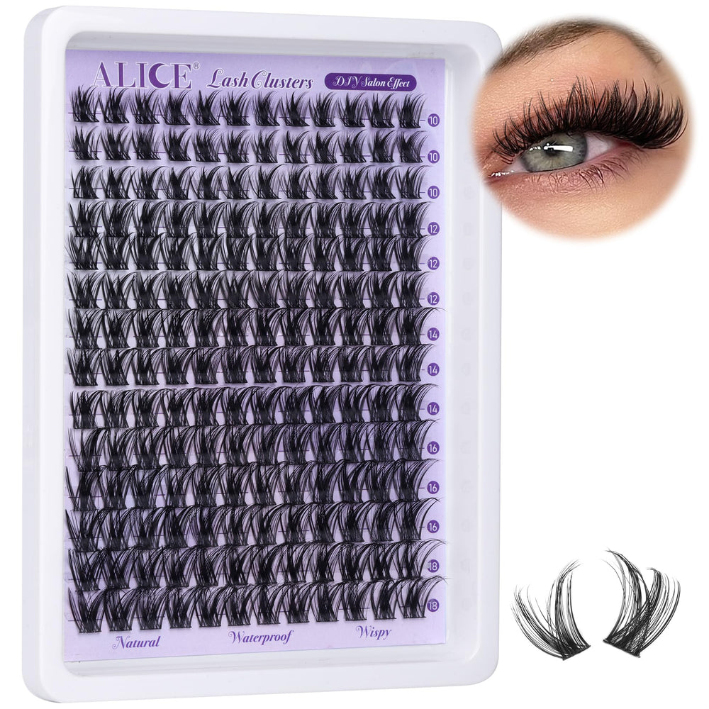 ALICE Lash Clusters Wispy – emballage pratique et compact.