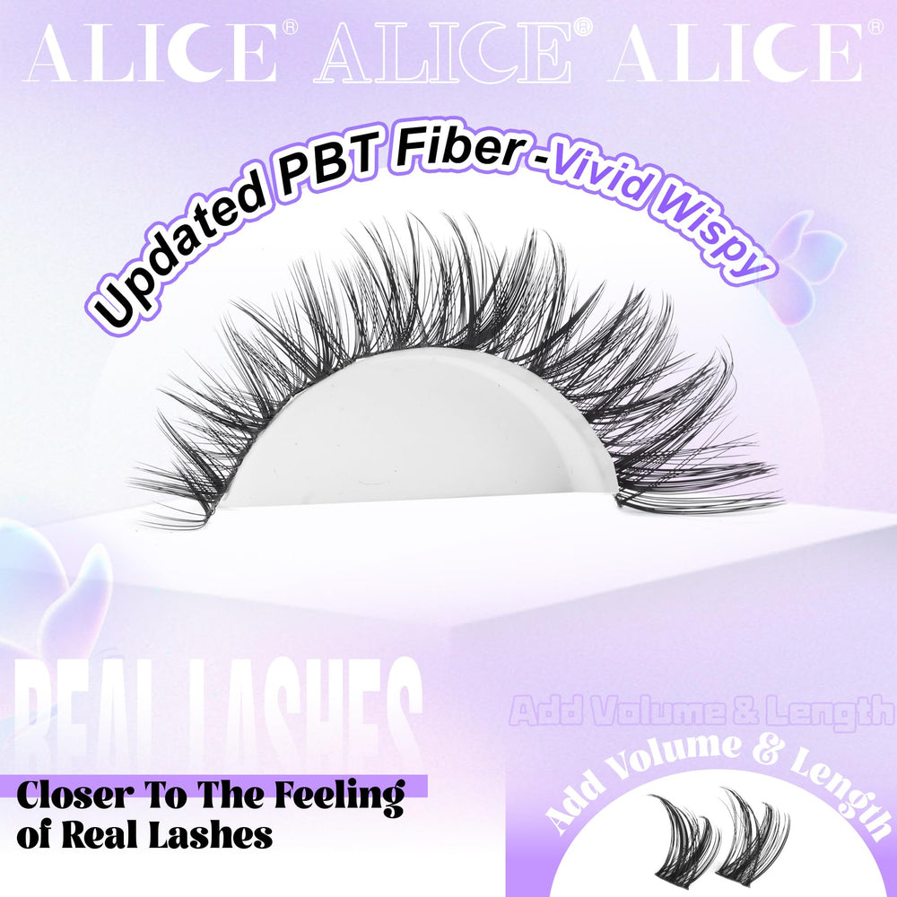 ALICE Lash Clusters Wispy – kit 168 pièces pour varier les styles.