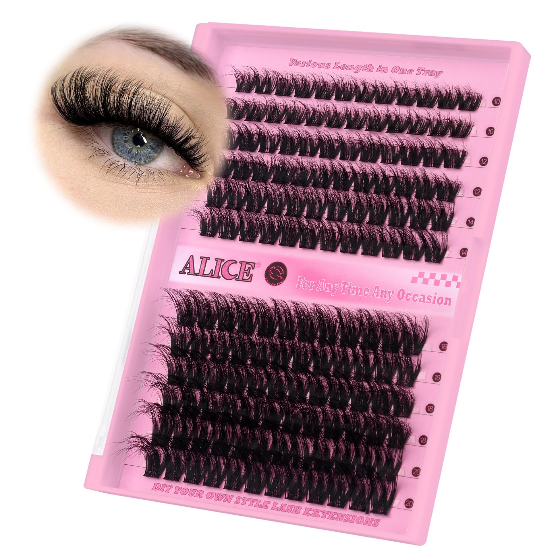 ALICE clusters effet wispy pour un regard naturel