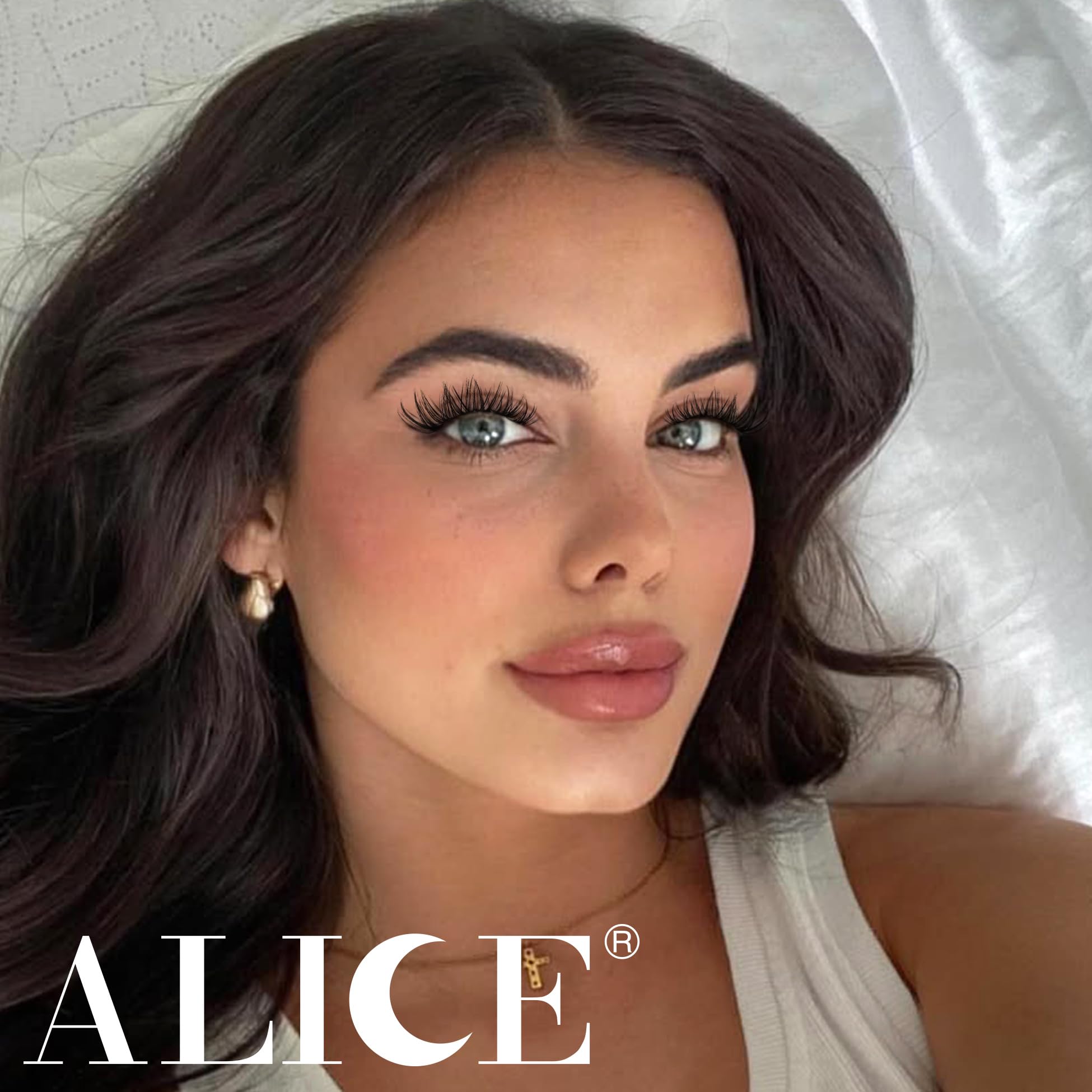 ALICE Lash Clusters Wispy – look naturel avec quelques couches.