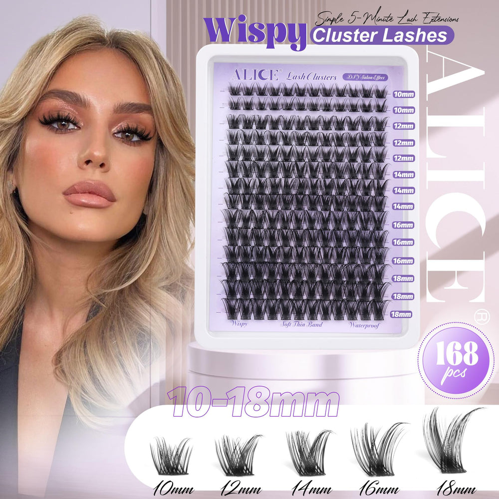 ALICE Lash Clusters naturelle 10-12mm : regard discret et application simple.