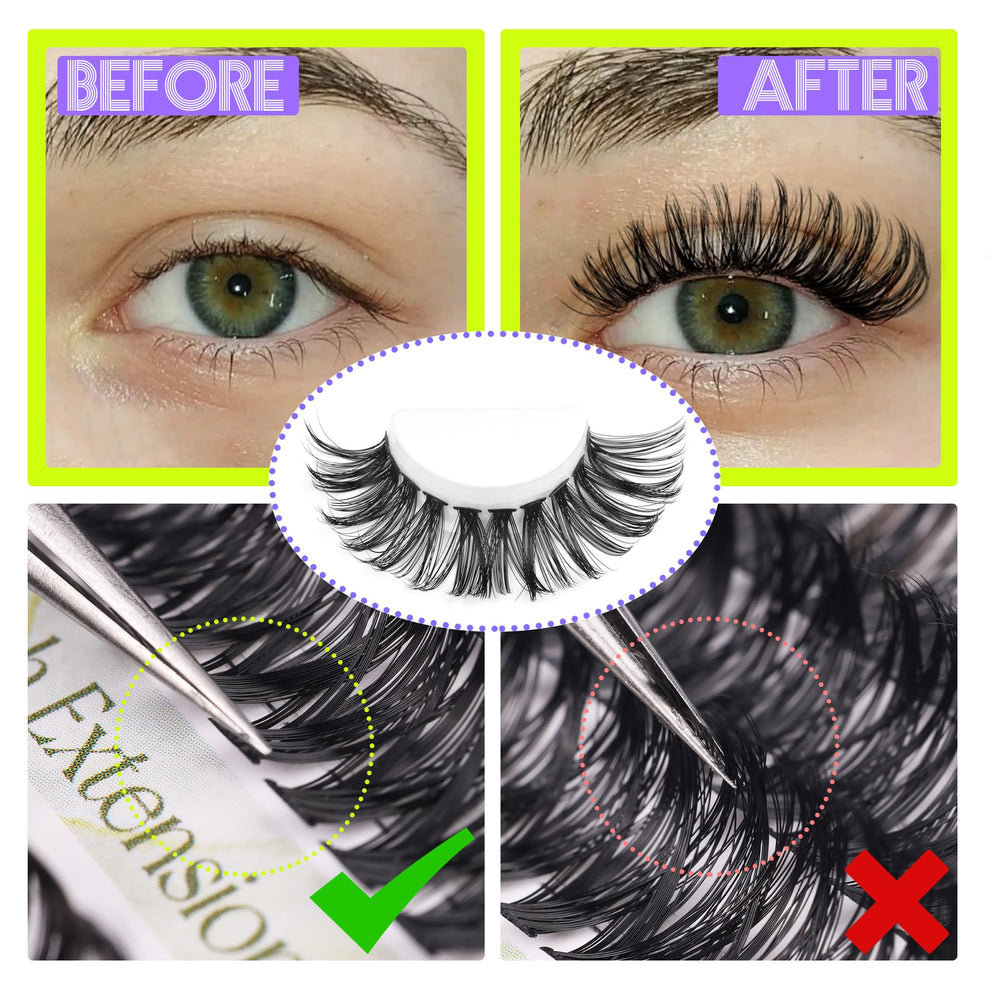 ALICE Lash Clusters idéal pour domicile, pour un rendu salon.