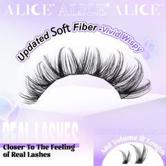 ALICE Lash Clusters volume 14-18mm : rendu volumique rapide et élégant.