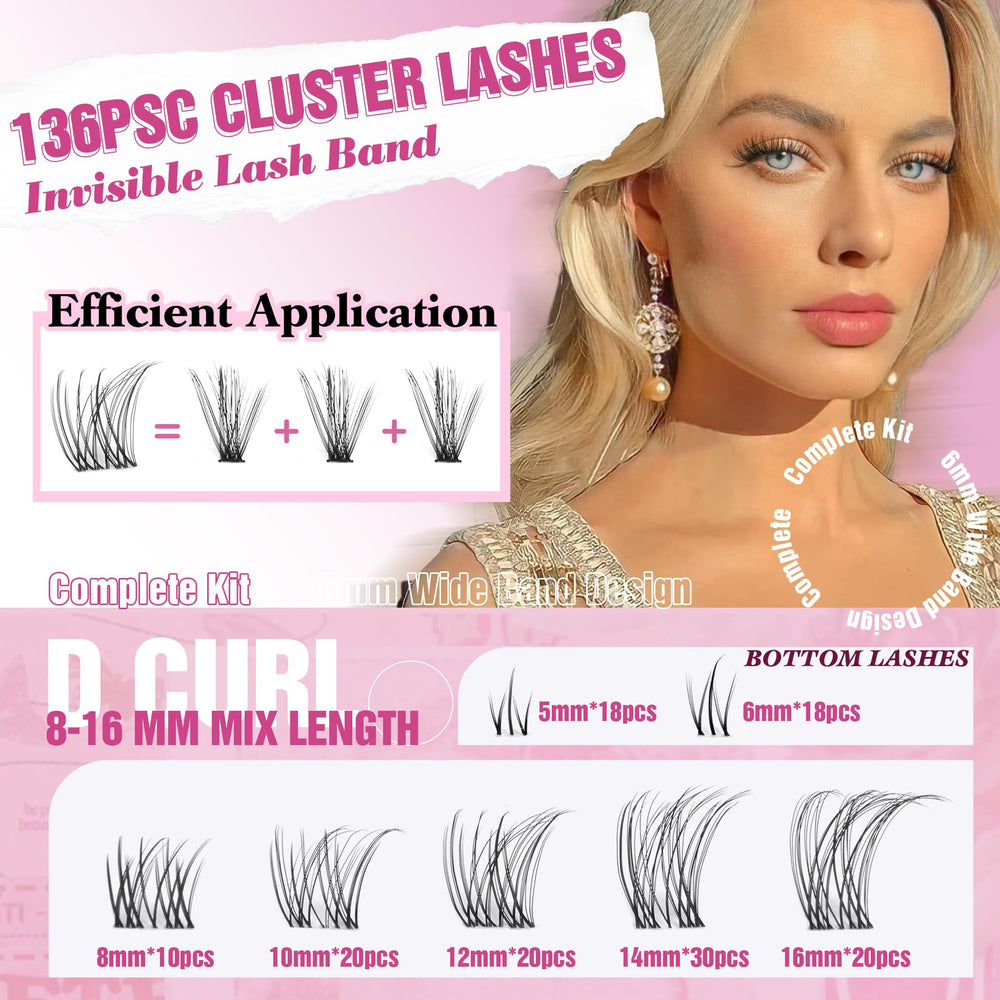 Longueurs mixtes ALICE 5–6 mm et 8–16 mm pour style personnalisé.