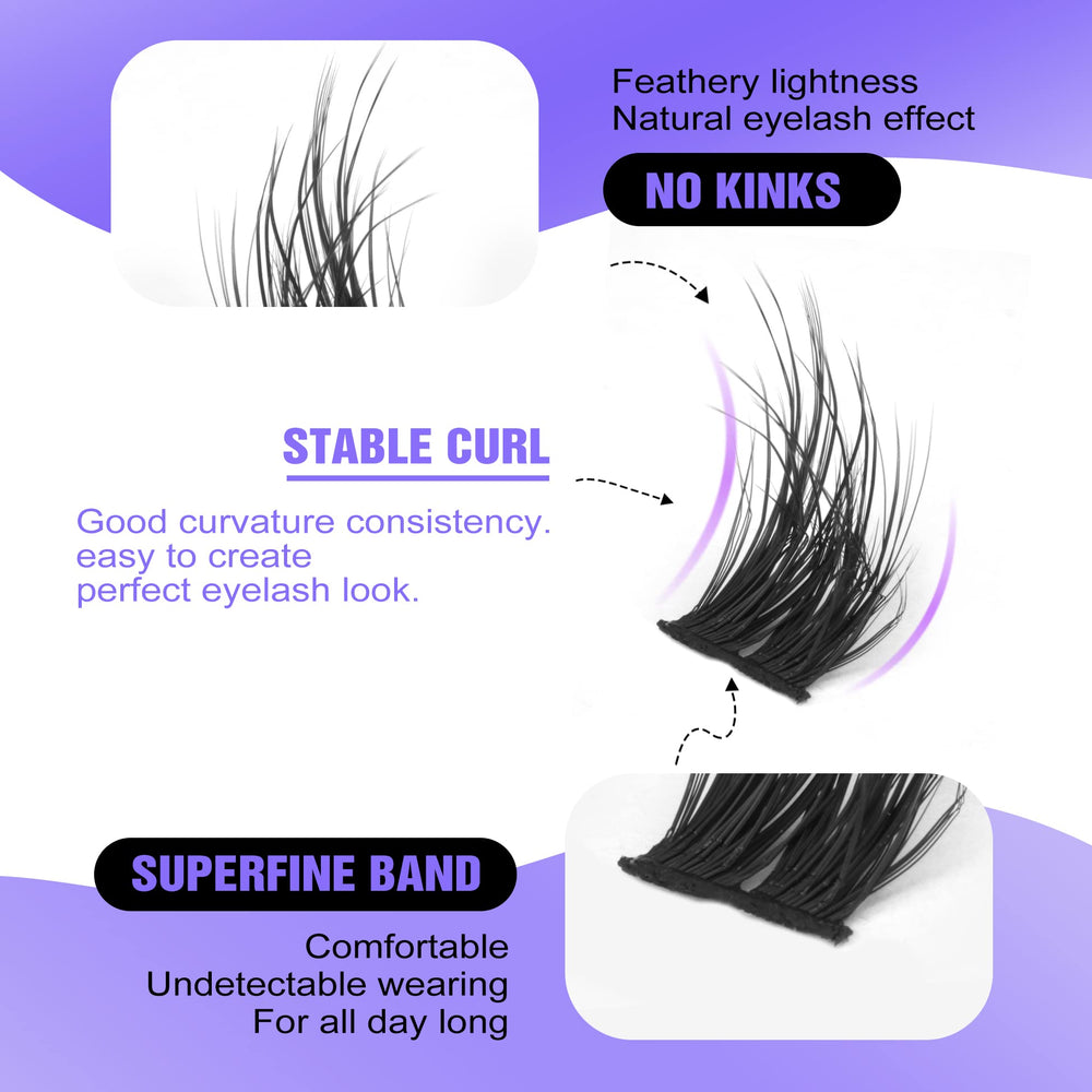 ALICE système DIY extension cils: système convivial pour extensions DIY, idéal pour les débutants.