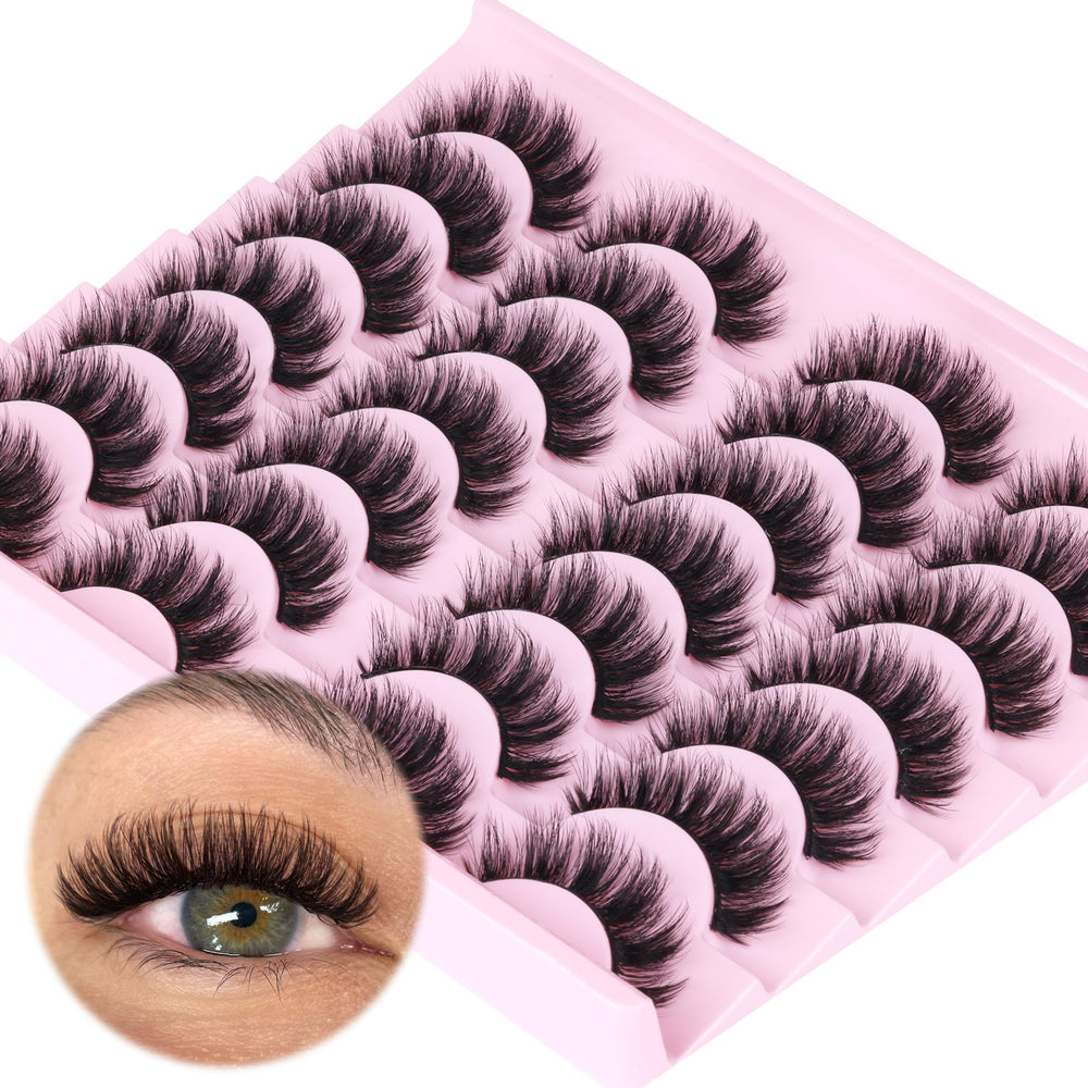 ALICROWN Cils-effet-extension-court pour un look élégant sans extensions.