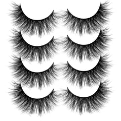 ALICROWN cils faux mink pack 3D volume naturel, regard dense et durable.
