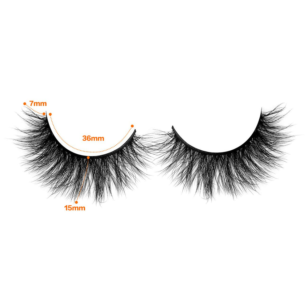 ALICROWN cils faux mink pack 3D volume naturel, réutilisation après soin.