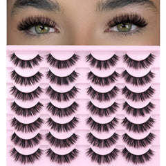 ALICROWN Cils-naturels-mink-duveteux pour un regard doux et naturel.