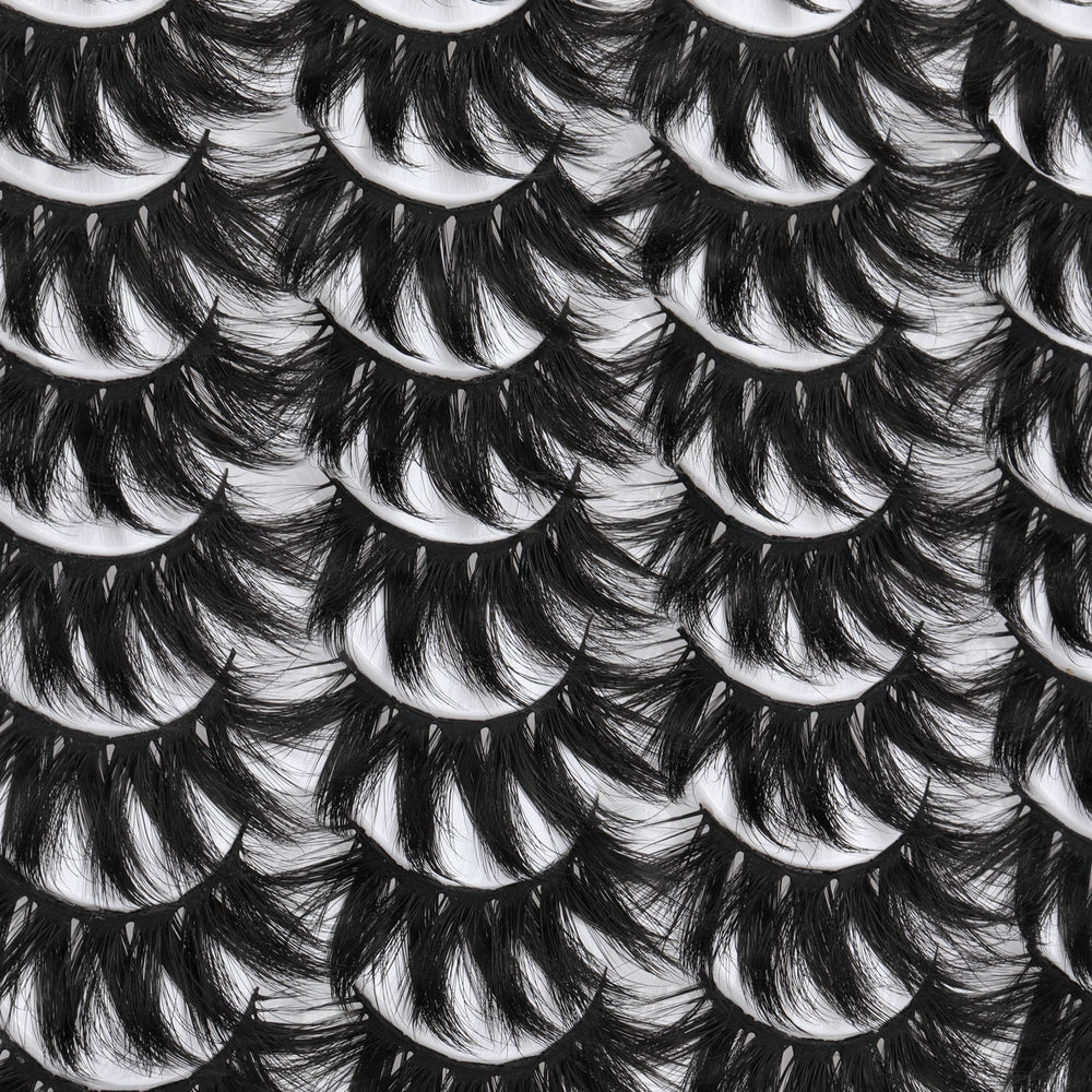 ALICROWN Dramatic Eyelashes : bande hypoallergénique adaptée à une peau sensible.