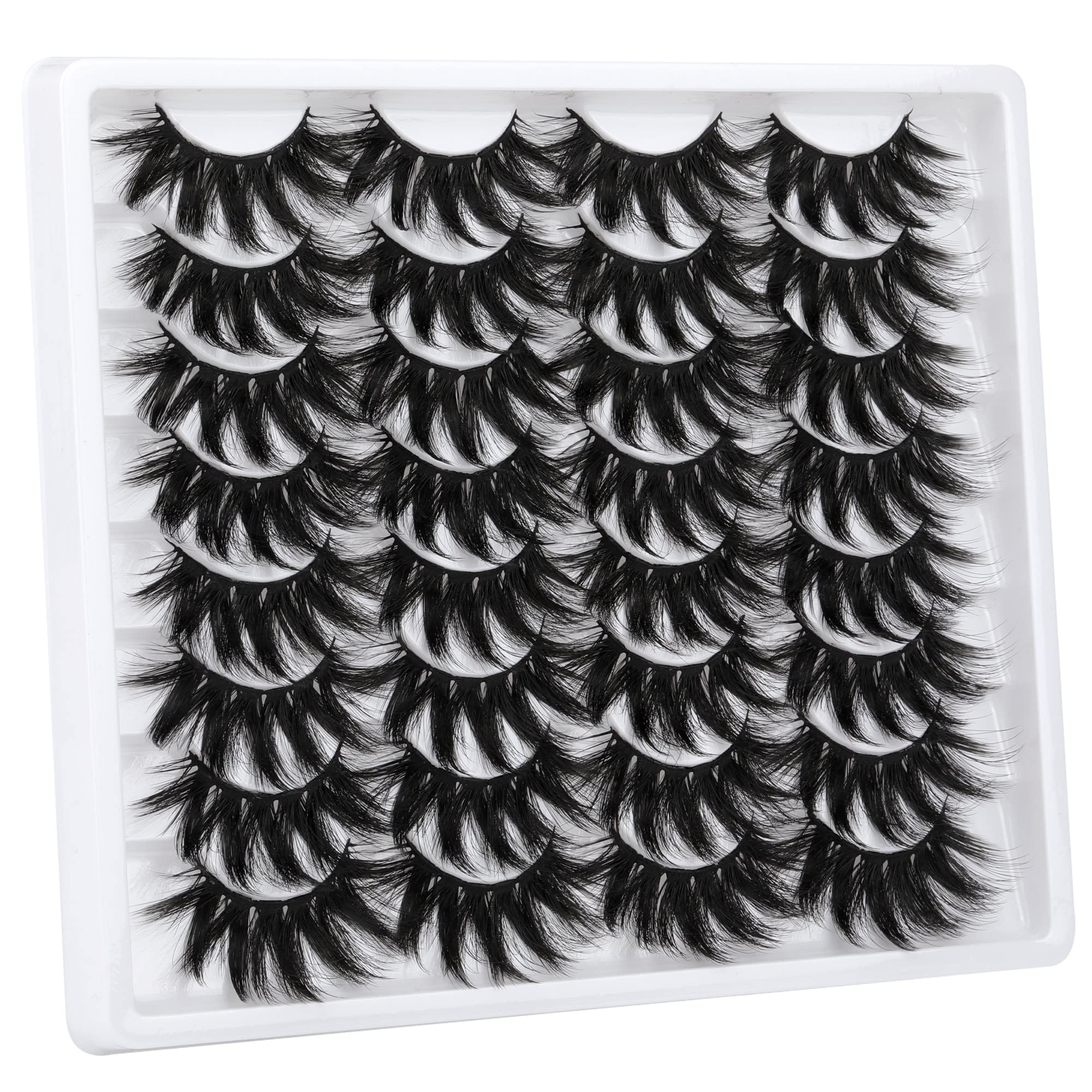 ALICROWN Dramatic Eyelashes — utilisables plusieurs fois avec un soin approprié.
