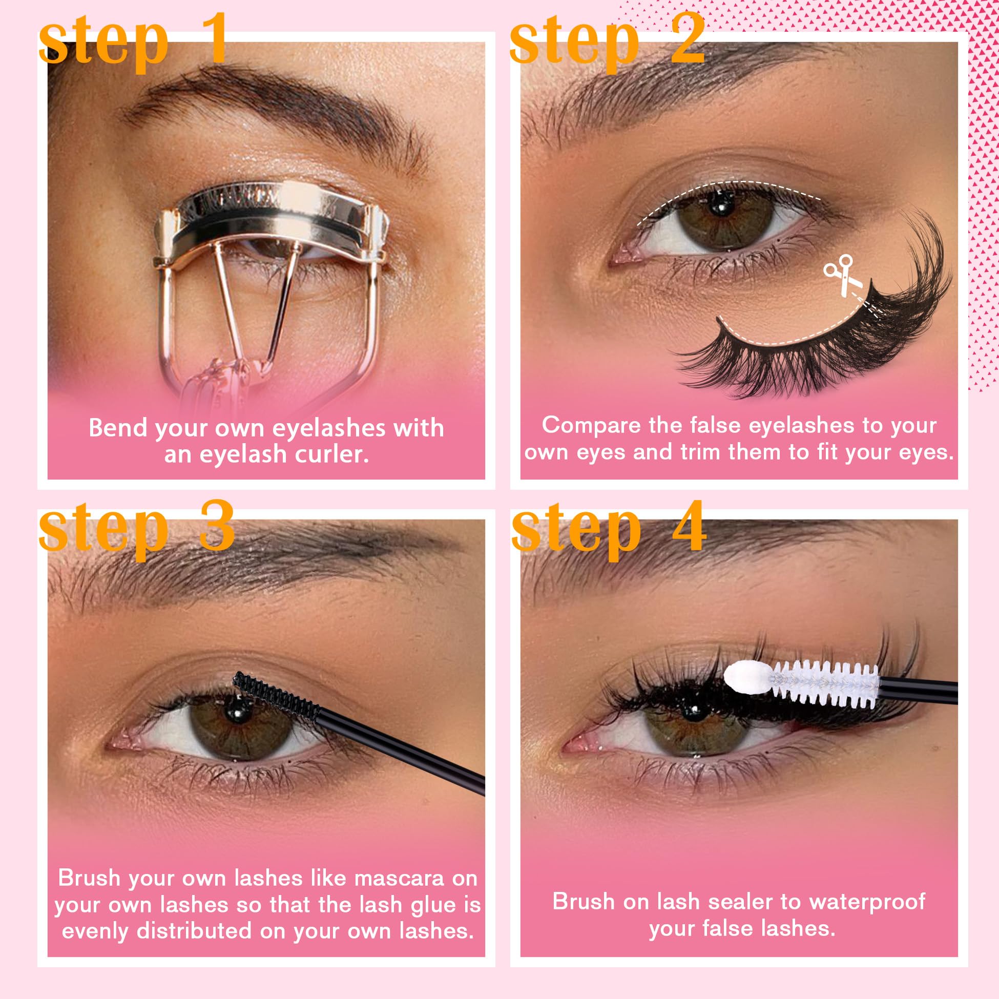 ALICROWN HAIR bande ultra-fine : effet cils apparence naturelle.