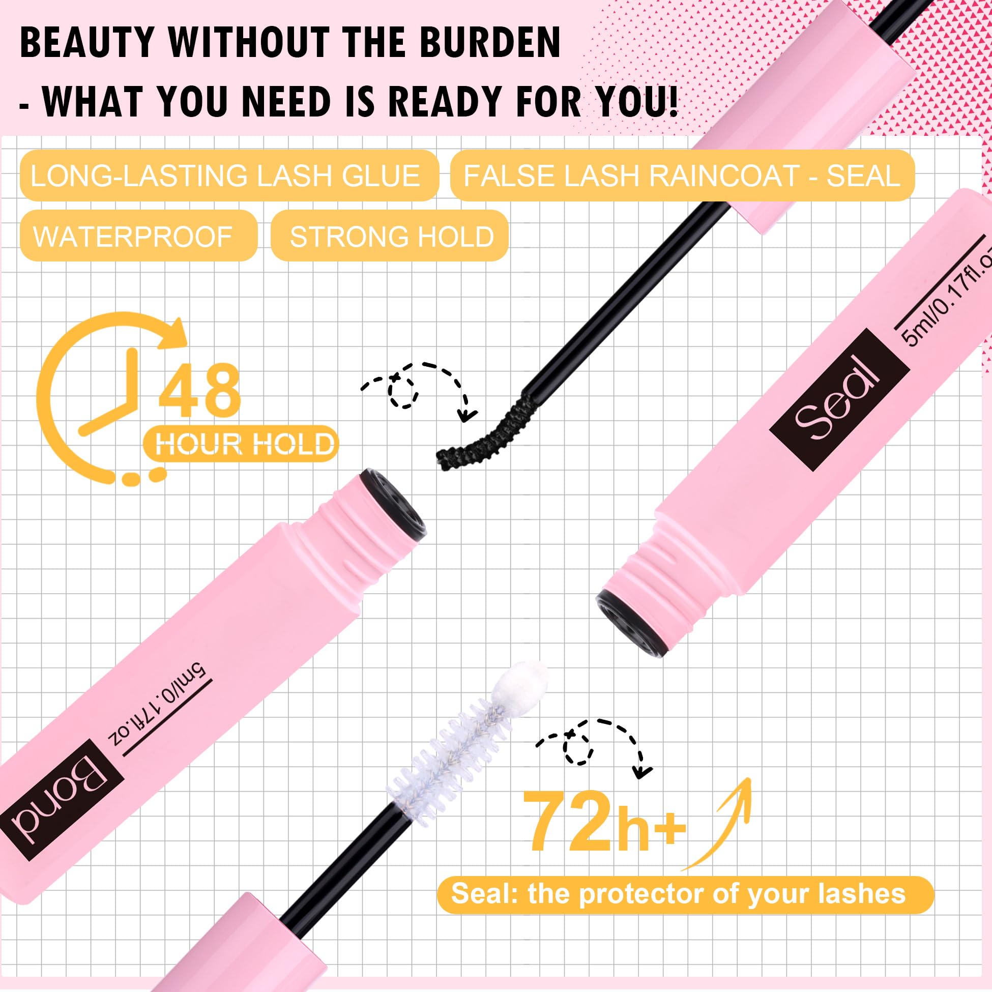 ALICROWN HAIR cils longs naturels : volume subtil et durable.