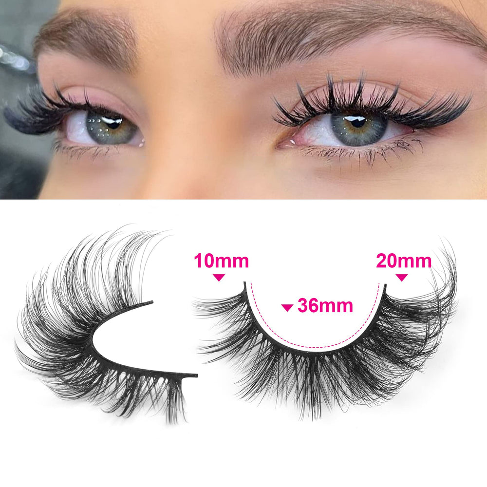 ALICROWN HAIR cils ressemblant à des extensions, sans visite au salon.