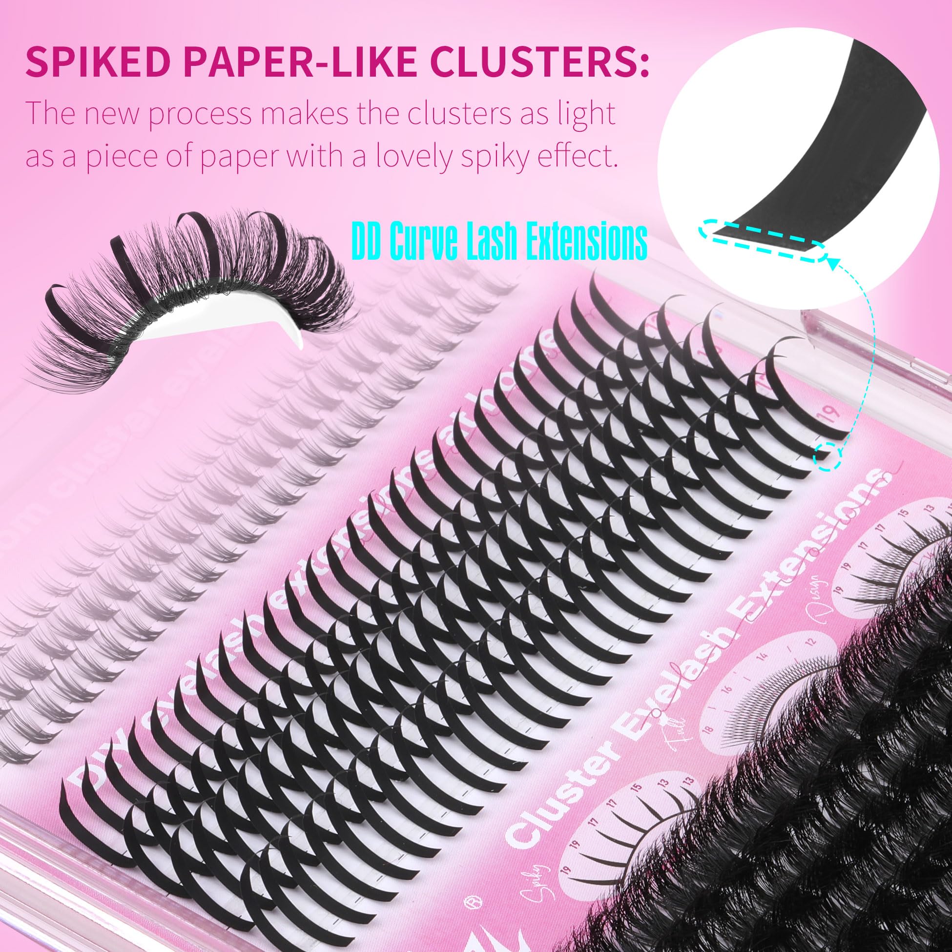 ALICROWN HAIR extensions cils 12 mm: regard naturel