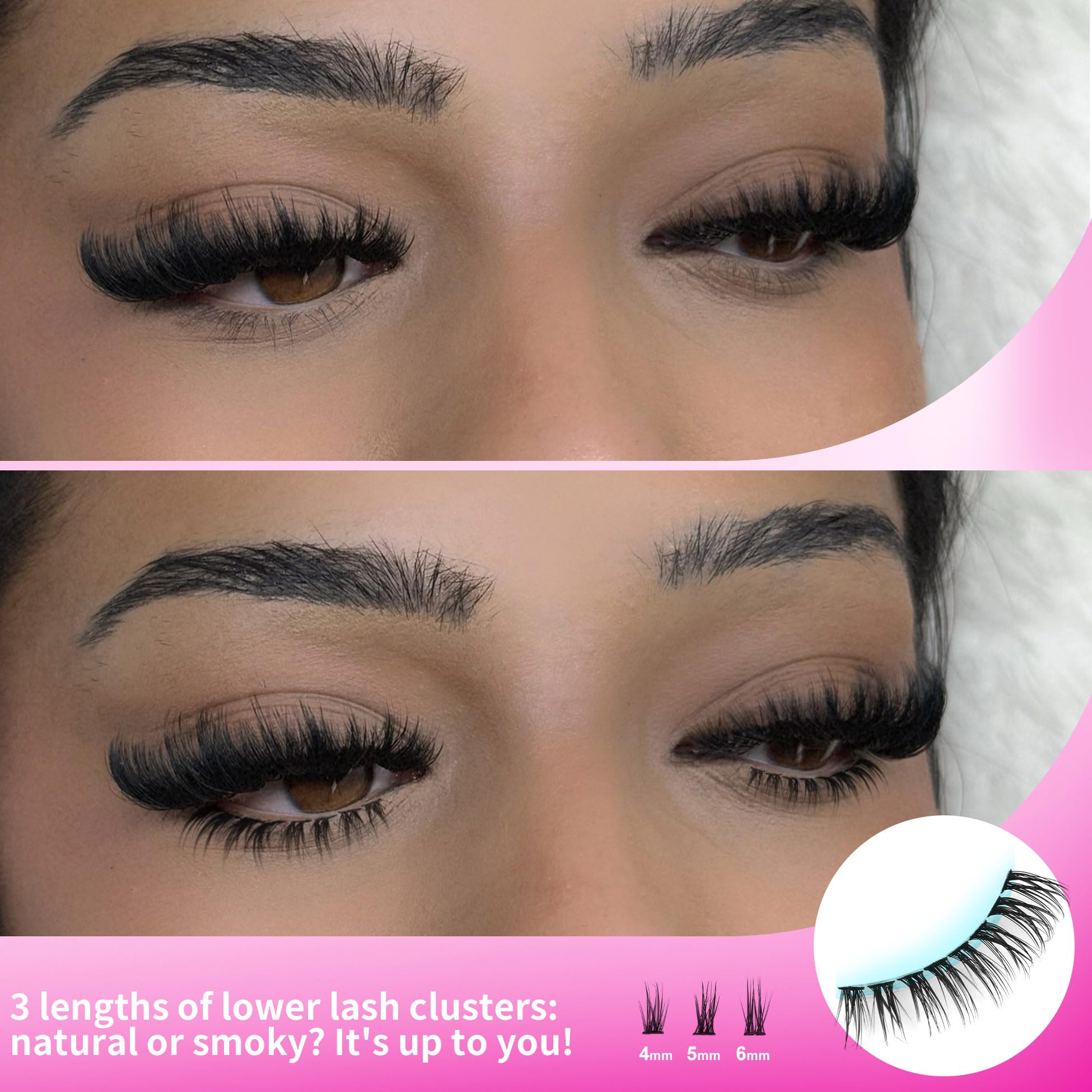 ALICROWN HAIR extensions cils 16 mm: effet long