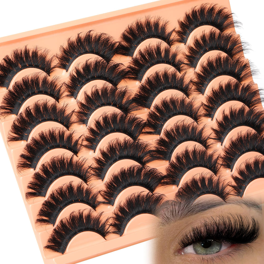 ALICROWN HAIR Strip Lashes texture faux mink synthétique douceur et volume.
