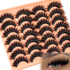 ALICROWN HAIR Strip Lashes texture faux mink synthétique douceur et volume.