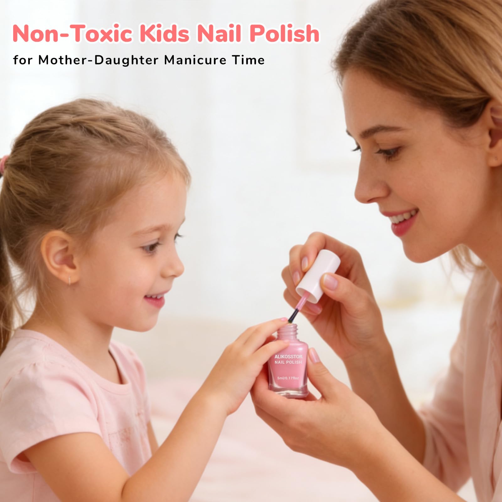 ALIKOSSTOR vernis peel-off enfant – retire facilement sans dissolvant