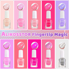 ALIKOSSTOR vernis à sèche rapide enfant – prêt à toucher en quelques minutes