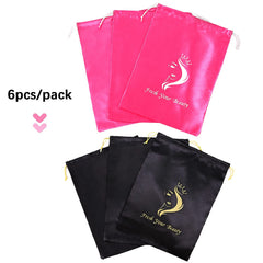 AliLeader sac de voyage pour perruques en satin, douceur et réduction des frottements.